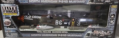 Elite Force 1/18 Scale WWII North American P-51D Mustang Old Crow