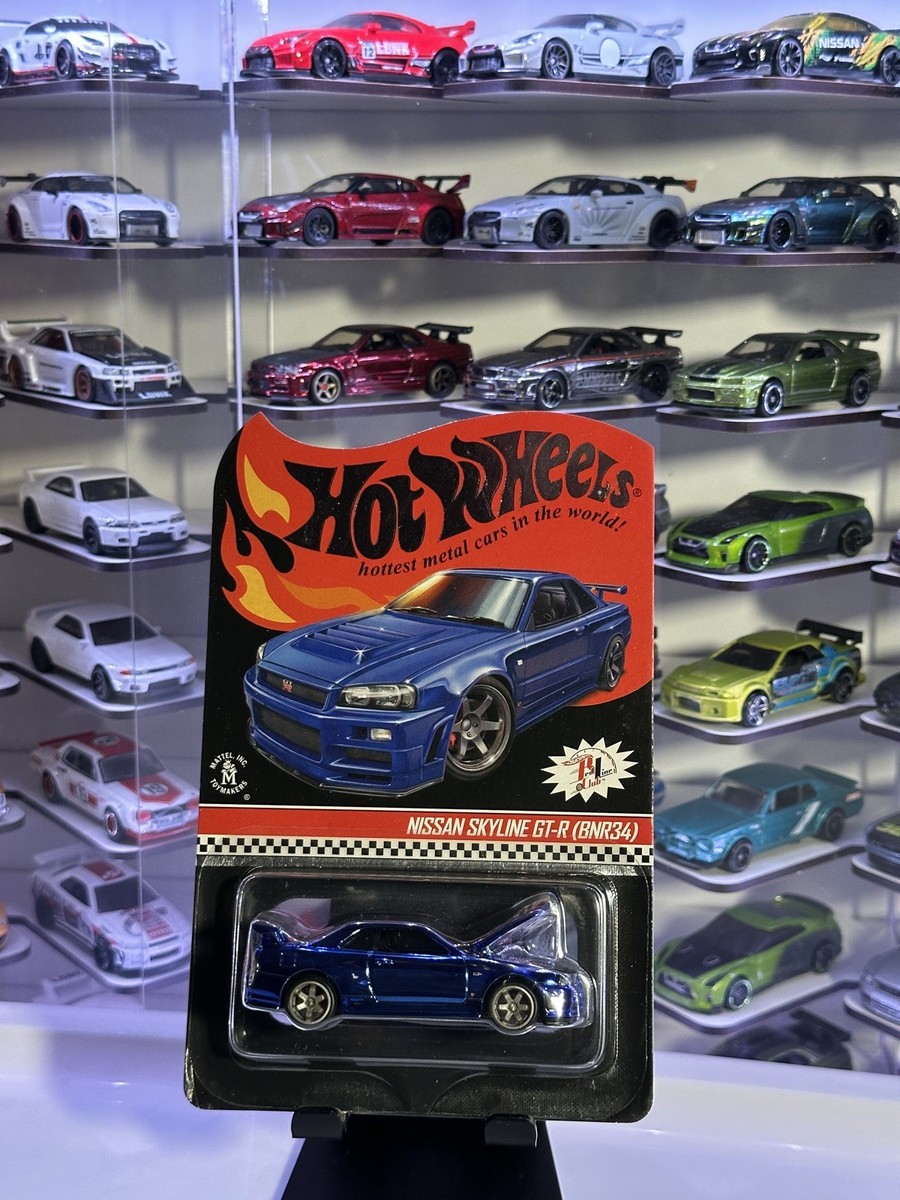 Hot Wheels RLC Nissan Skyline GTR R34 Blue GT-R #6025/12500 | eBay