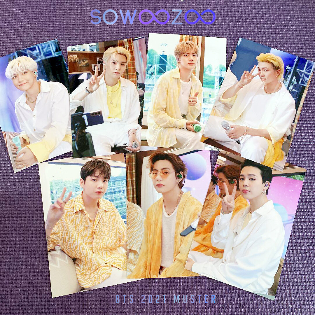 BTS SOWOOZOO Blu-ray Post card Photo JUNGKOOK V JIMIN SUGA JIN J