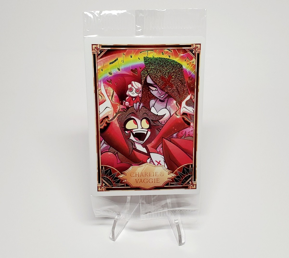 Charlie and Vaggie Pride, Limited Edition Foil Promo, Hazbin Hotel