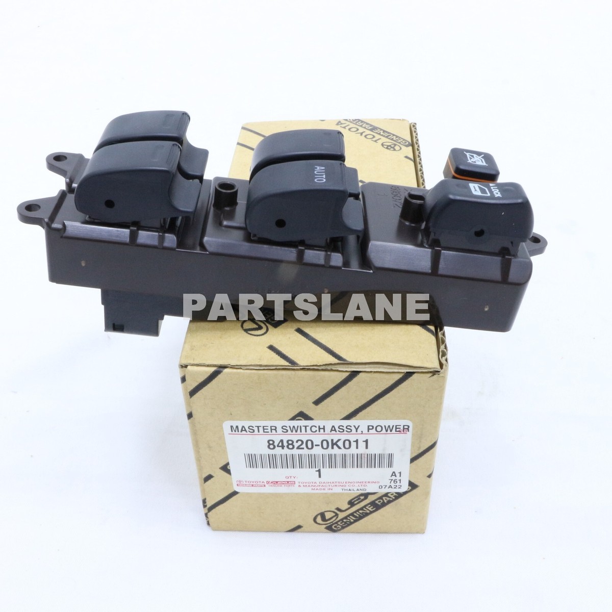 Toyota Hilux Fortuner OEM Master Switch Power Window Regulator