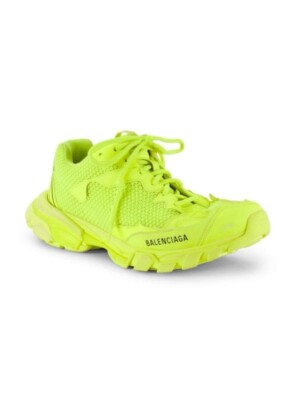 Balenciaga Track .3 Sneakers Fluo Yellow & Black Womens 38 $950 | eBay