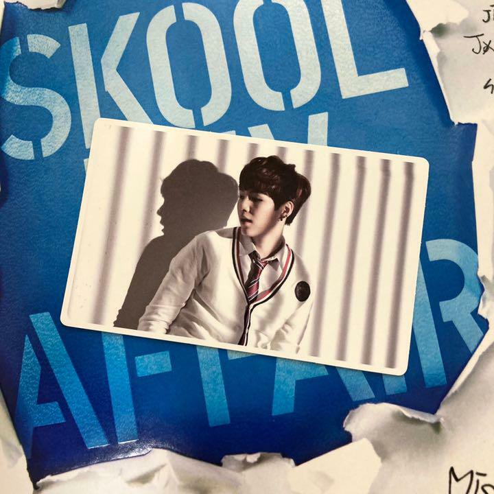 BTS SUGA YOONGI SKOOL LUV AFFAIR Japan Limited Official Photo Card