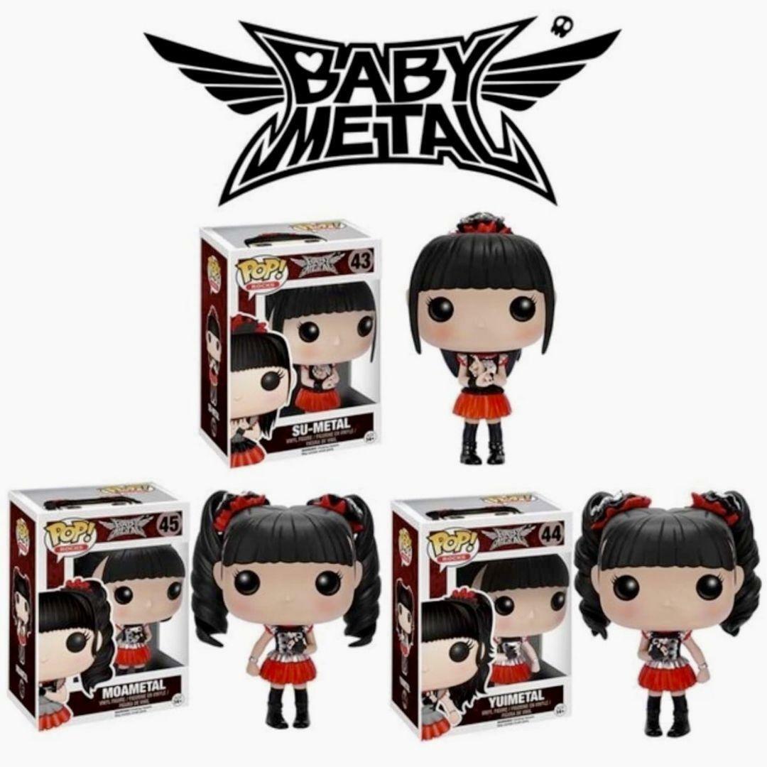 FUNKO POP! ROCKS BABY METAL SU #43 YUI #44 MOA #45 SET OF 3 Figure