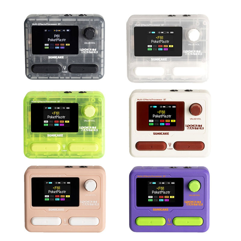 Sonicake Pocket Master Electric Guitar Processor Bluetooth with
