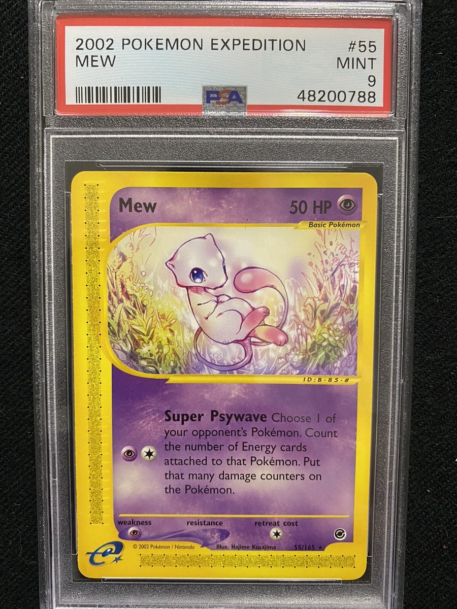 2002 Pokemon Expedition Mew 55/165 PSA 9 Mint | eBay