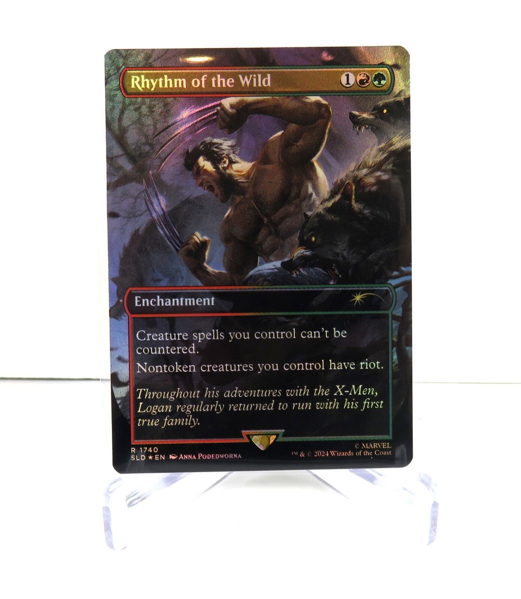 Rhythm of the Wild Wolverine Marvel Secret Lair FOIL NM - MTG