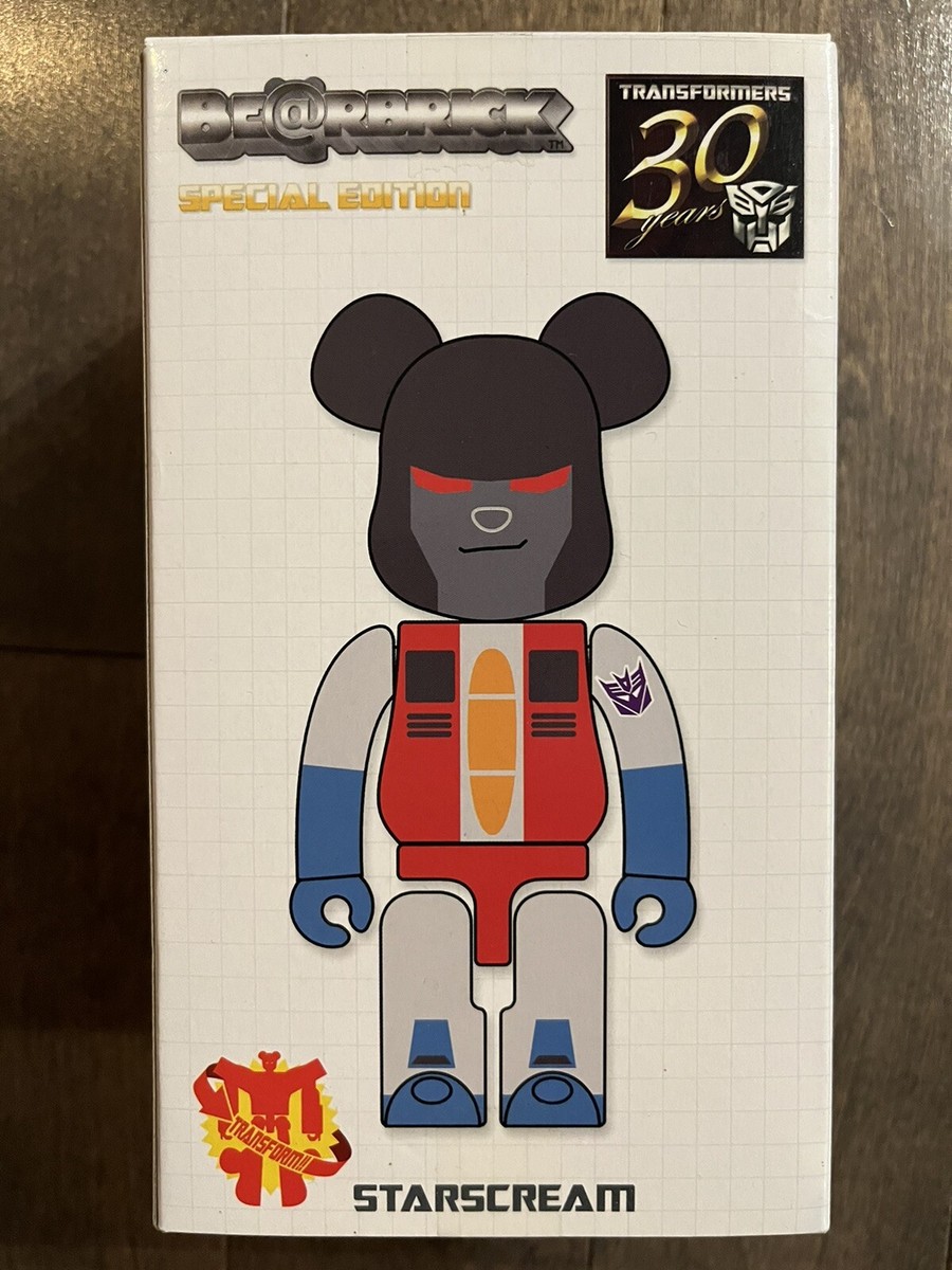 Authentic Takara Tomy Transformer G1 BEARBRICK STARSCREAM BE@R
