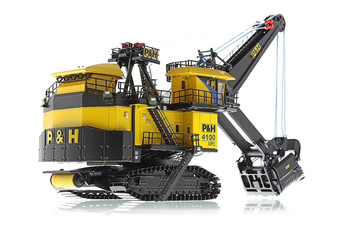 P&H 4100XPC Mining Rope Shovel - Weiss Bros 1:160 Scale Model
