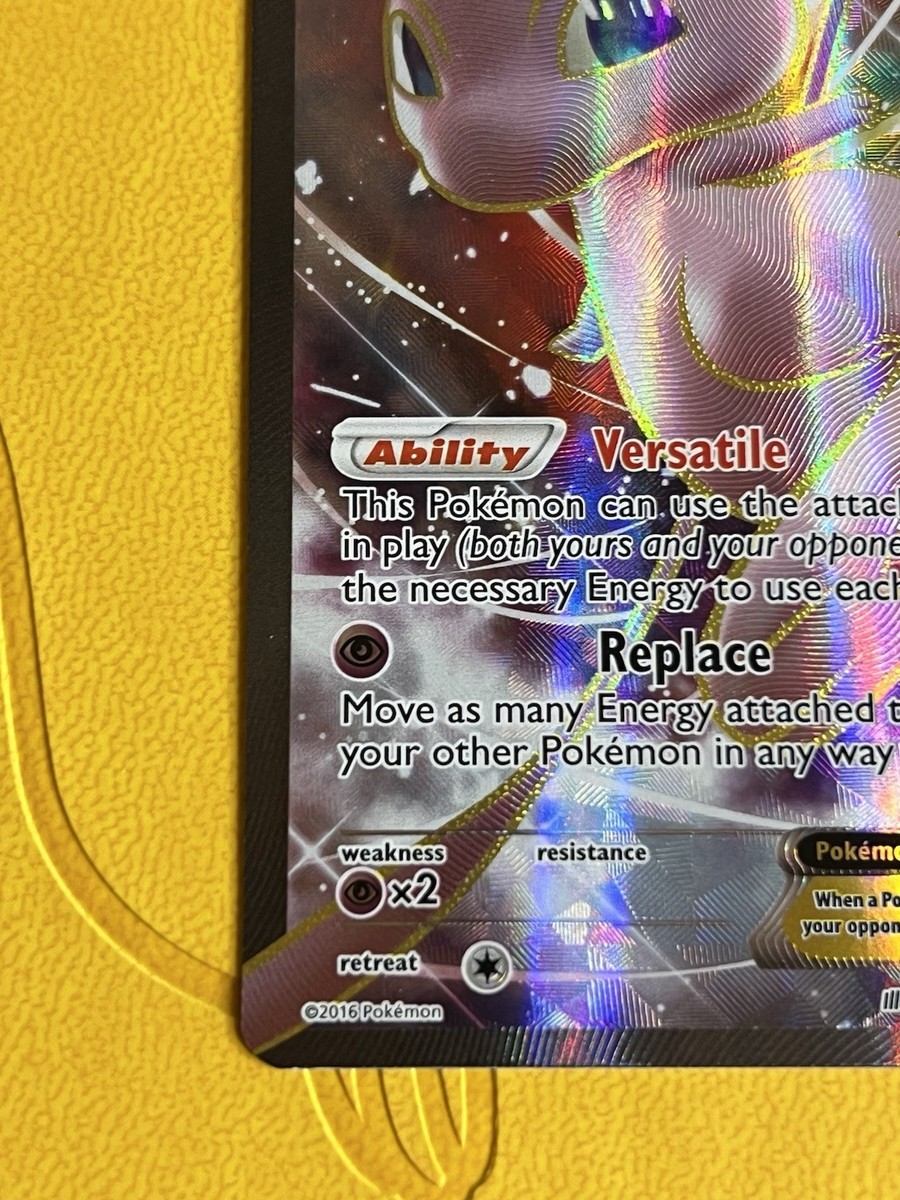 Mew EX XY126 Generations Ultra Rare Textured Full Art Promo