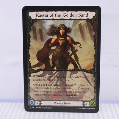 A6 Flesh and Blood TCG Heavy Hitter Marvel Foil Kassai of the