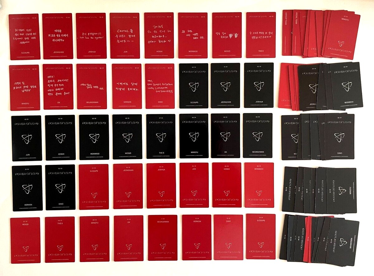 SEVENTEEN Power Of Love 2021 Official Photocard Weverse Photo Card