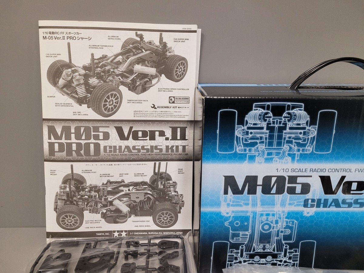 Tamiya 58593 1/10 R/C M-05 Ver.II PRO Chassis Kit M05-V2 FWD Car +