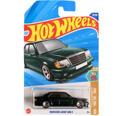 Hot Wheels Mercedes-Benz 500 E Green #52 Mainline 2025 Case C