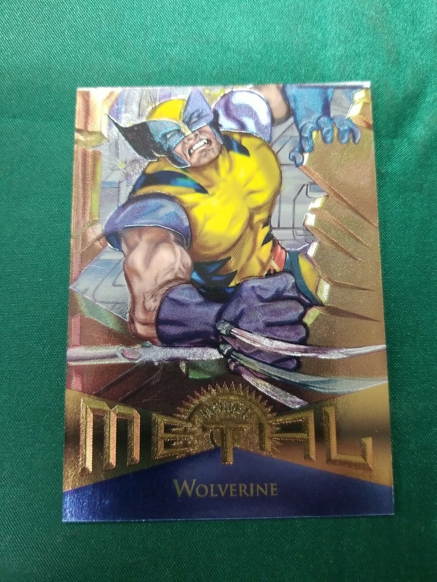 1995 Marvel Metal Card - #125 Wolverine - MCU - X-Men | eBay