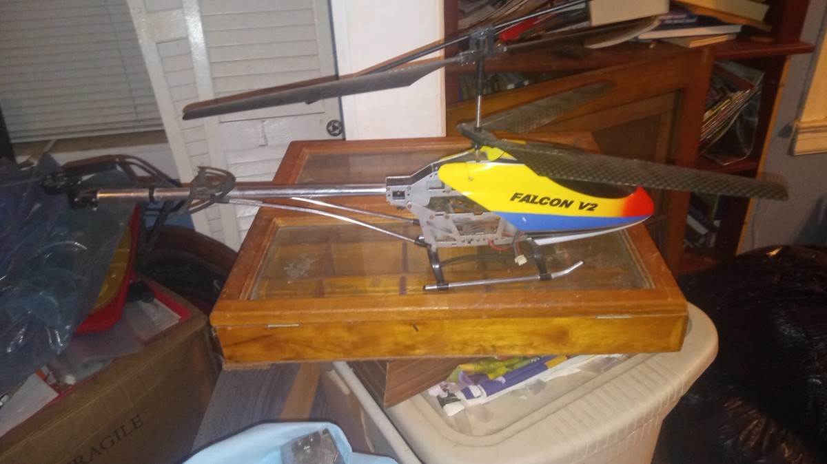 Remote Control Falcon V-2 Gyro Helicopter (No Remote) | eBay