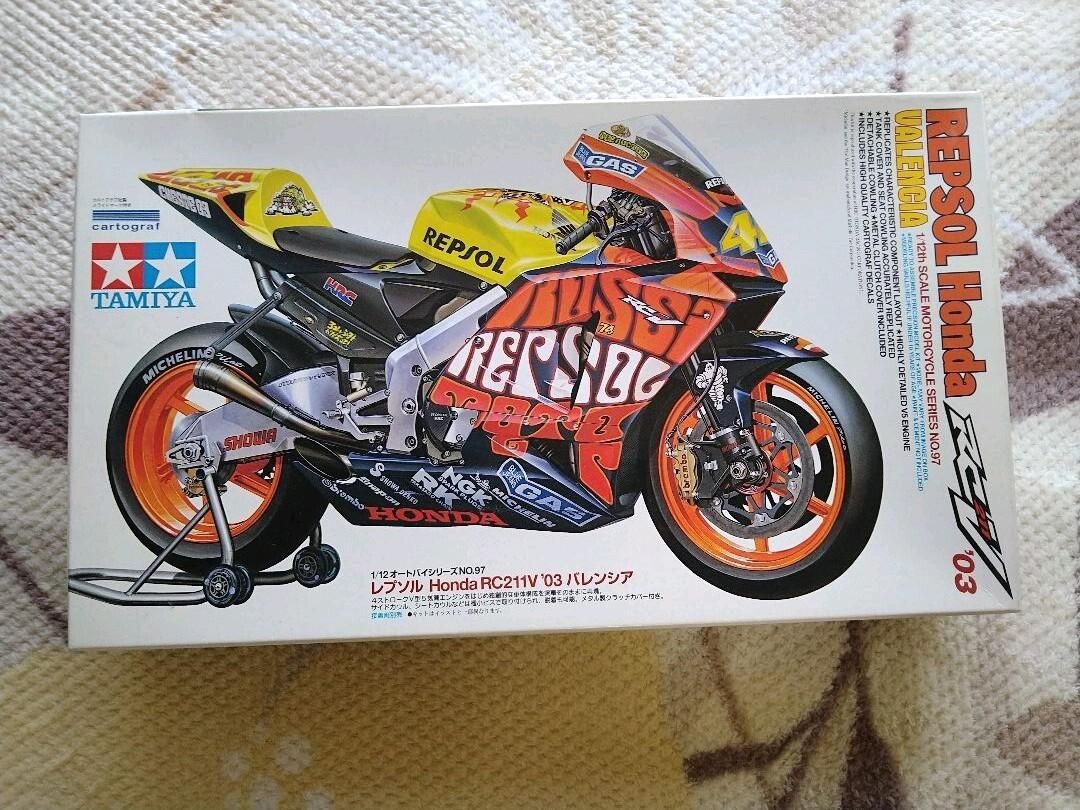 Tamiya 1/12 REPSOL Honda RC211V'03 Valencia | eBay
