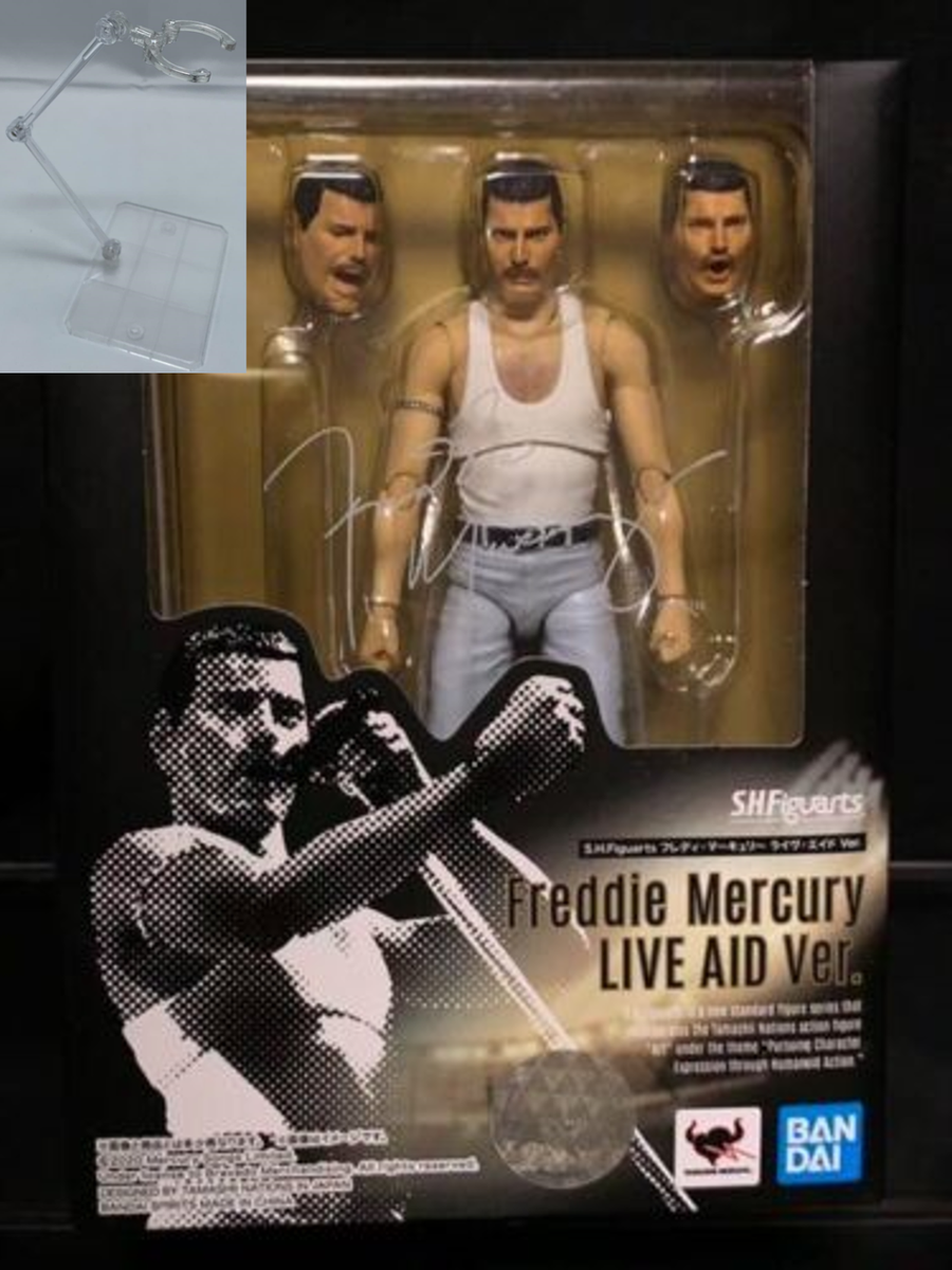 SH Figuarts Queen Freddie Mercury Live Aid Ver. Action Figure
