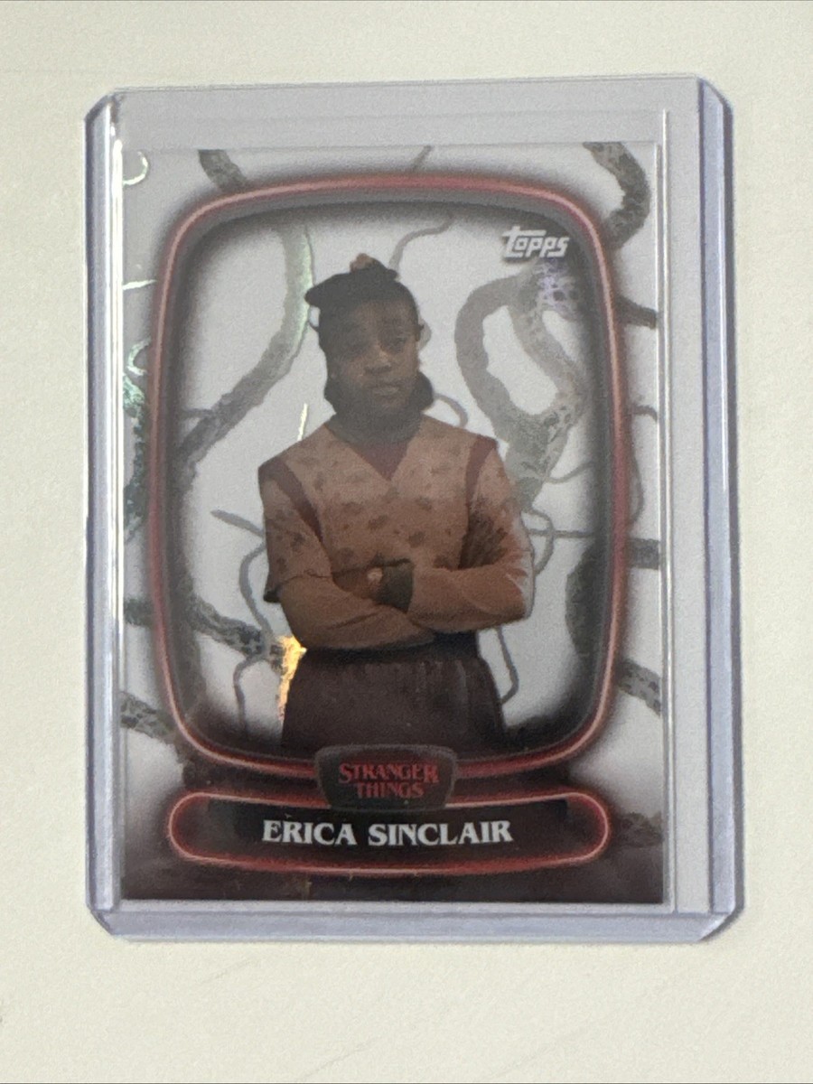 2025 Topps High Tek Stranger Things Erica Sinclair Vines Pattern