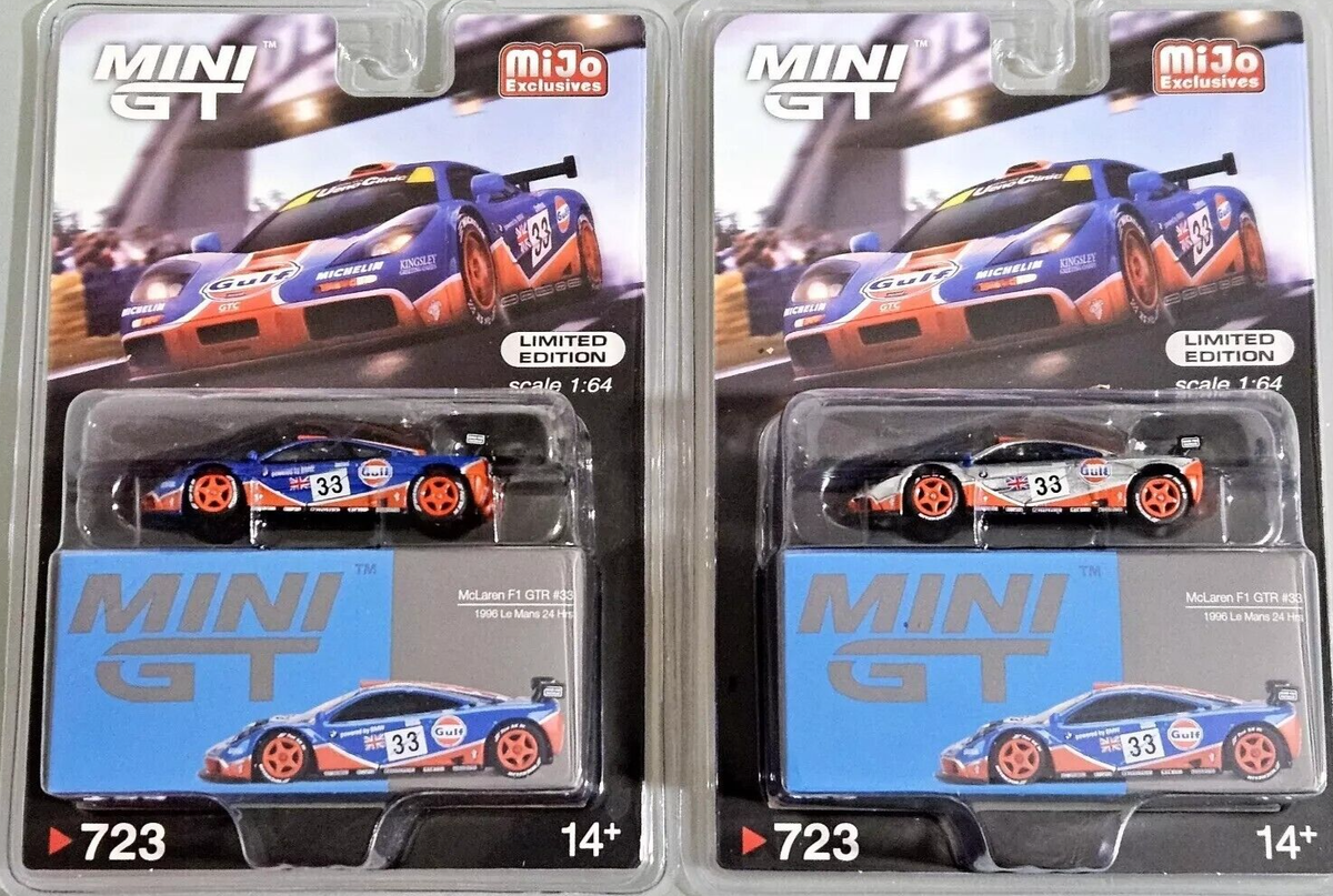Mini GT #723 1/64 McLaren F1 GTR #33 1996 Le Mans 24Hr Model Car