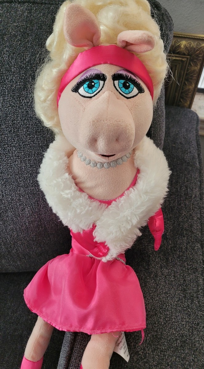 Disney Store Miss Piggy 20” Stuffed Plush Doll, The Muppets Movie