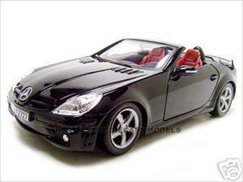 Motormax 2005 MERCEDES SLK 55 AMG Black 1/18 Diecast Model Car