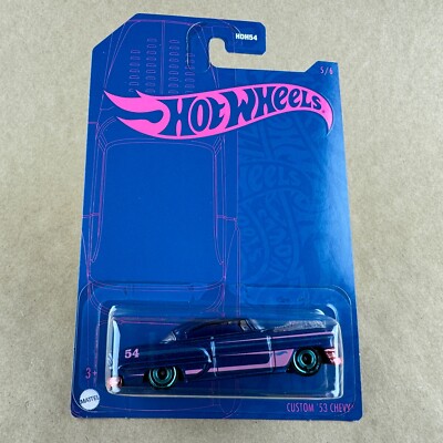 2022 Hot Wheels Blue and Pink 54th Anniversary 5 Car Set Skyline
