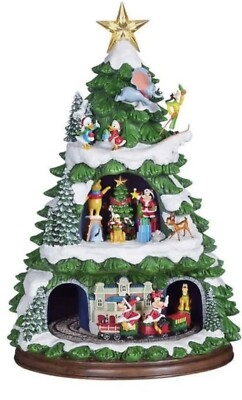Disney Animated Holiday Tree with Music and LED Lights, 8 Classic