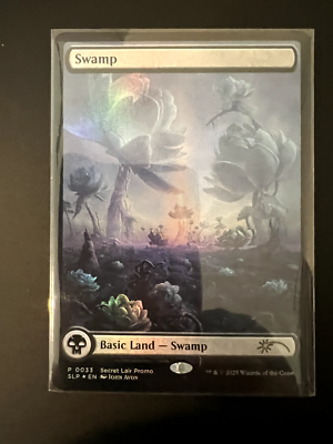 MagicCon Las Vegas 2025 Secret Lair FOIL Promo Swamp NM 0033 by