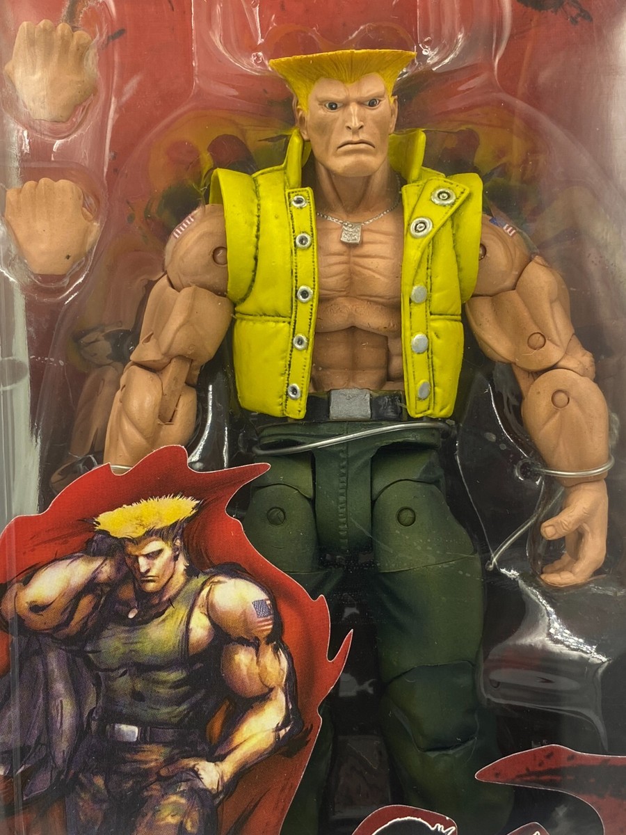 Neca Street Fighter IV 4 SDCC 2009 Guile In Charlie Costume Sealed