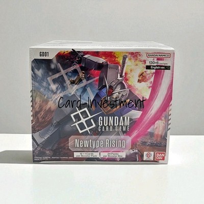 GUNDAM TCG Booster Box Newtype Rising [GD01] - ENGLISH | eBay
