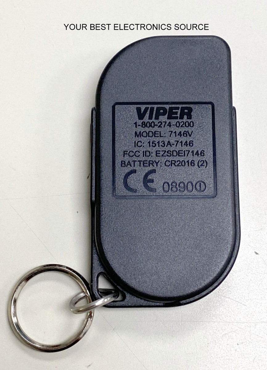 NEW Viper 7146V Replacement 4-Button, 1-Way Remote Key FOB