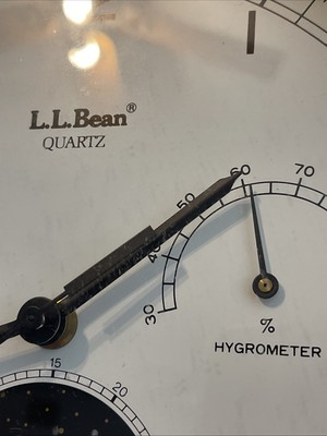 LLBean 掛け時計 ムーンフェイズ weather station L.L. Bean Weather