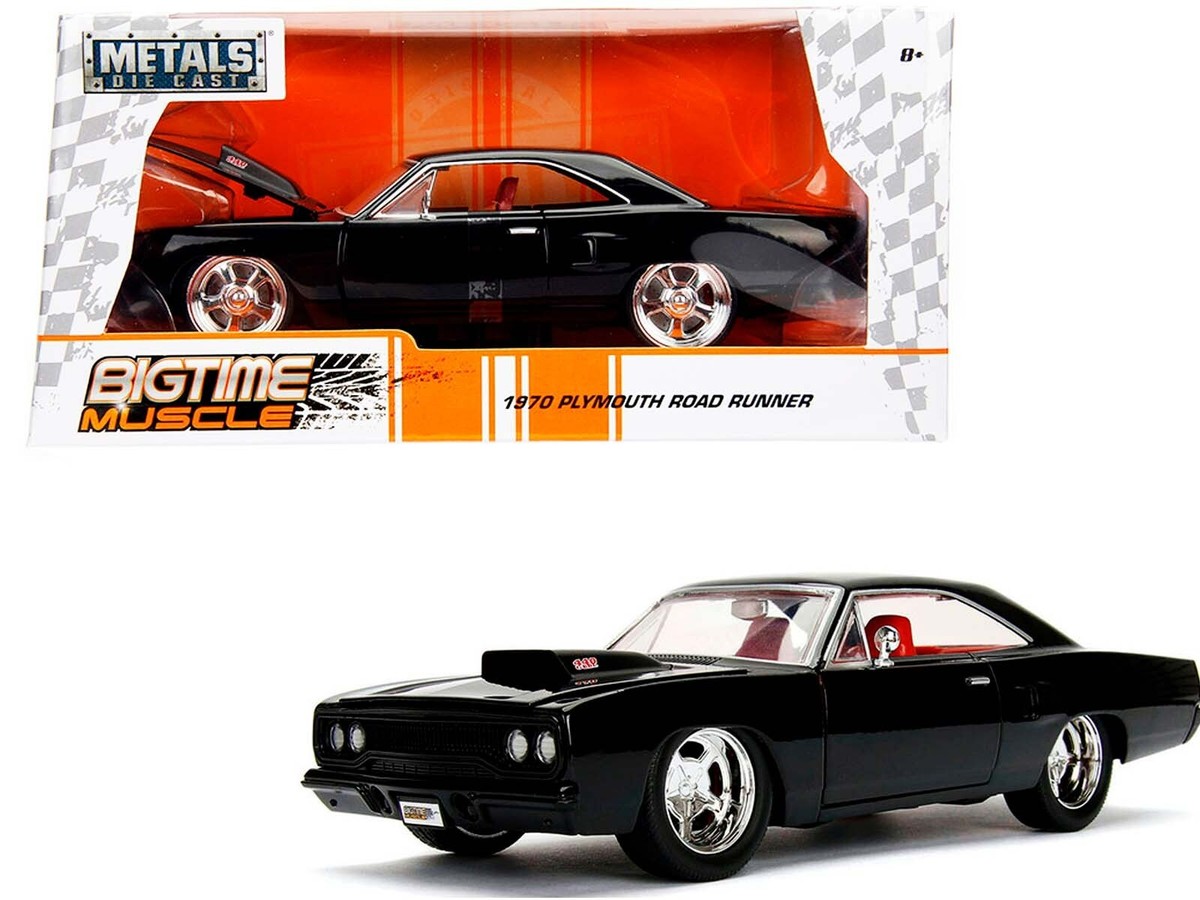 1970 PLYMOUTH ROAD RUNNER 440 BLACK 1/24 JADA 99581 | eBay