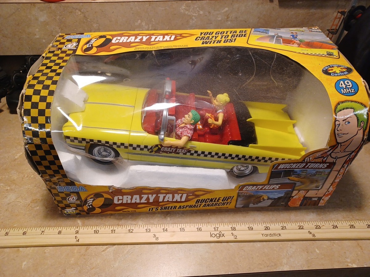 NEW* Sega Crazy Taxi 27170 R/C car Radio Control 27 mhz *SEALED