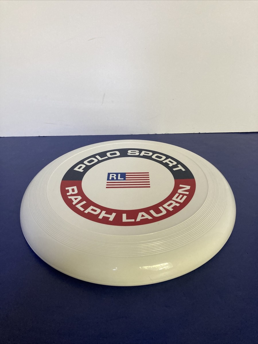 Polo Ralph Lauren Vintage 90s Frisbee Disc USA Red White Blue Polo