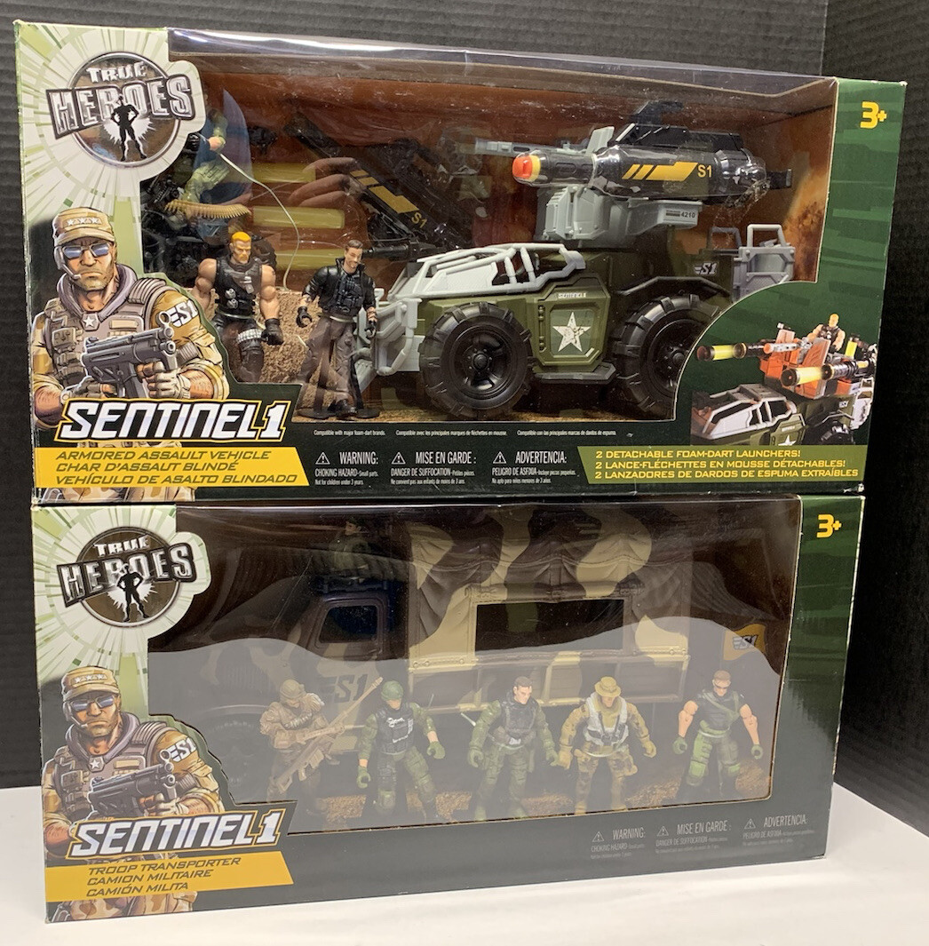 TRUE HEROES SENTINEL 1 TROOP TRANSPORTER & ARMORED ASSAULT VEHICLE