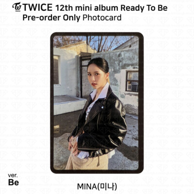 TWICE 12th Mini Album Ready To Be Photocard Message Card Poster