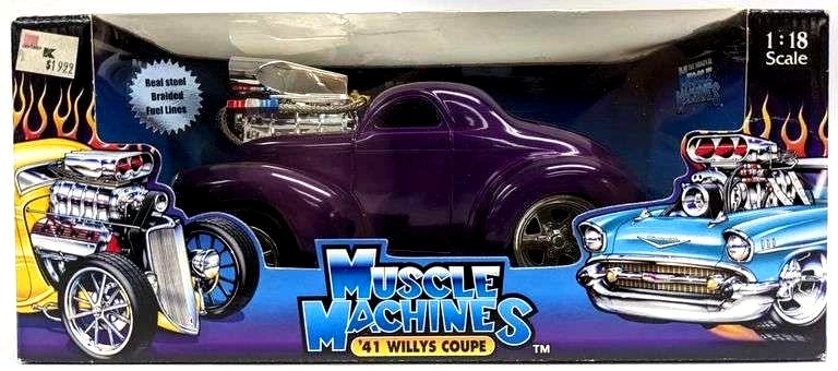 Muscle Machines Willys 1:18 Scale Diecast & Toy Vehicles for sale