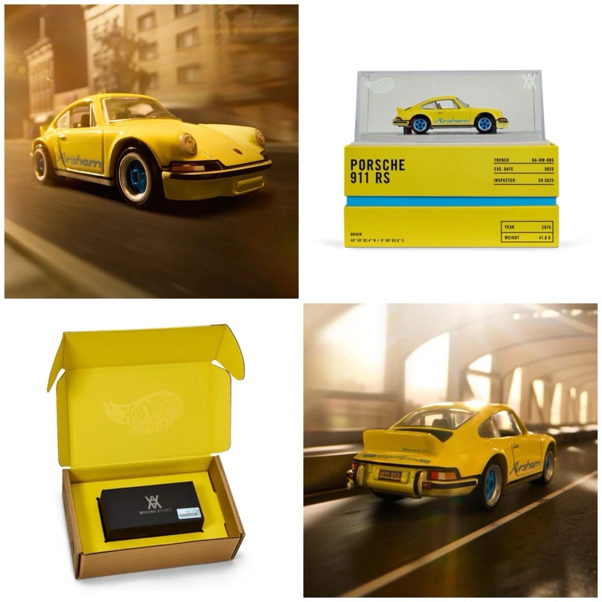 Presale Hot Wheels x Daniel Arsham '73 Porsche 911 RSA Creation