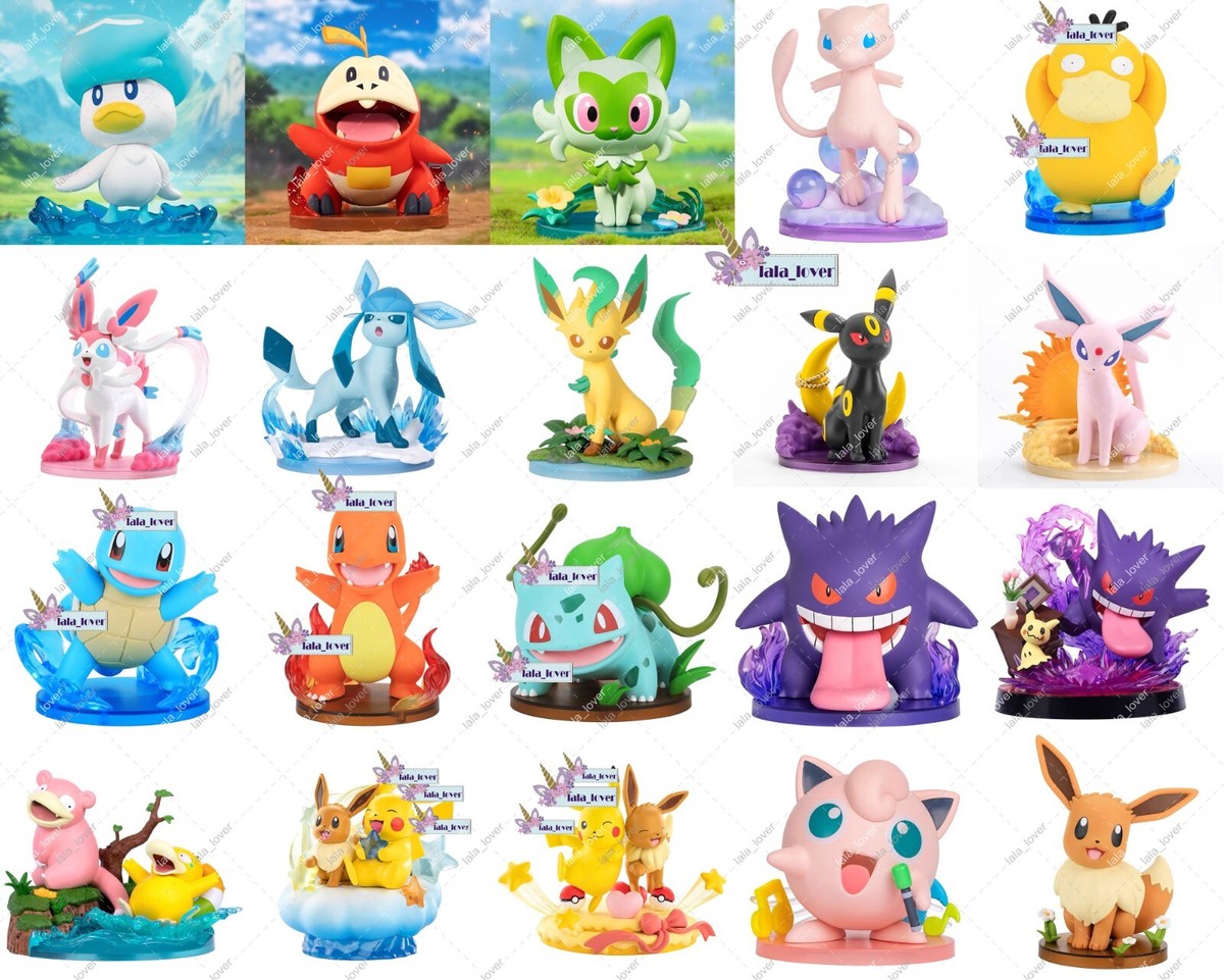 Funism x Pokemon Prime Figure Series 18mm Mew Sylveon Eevee Latias