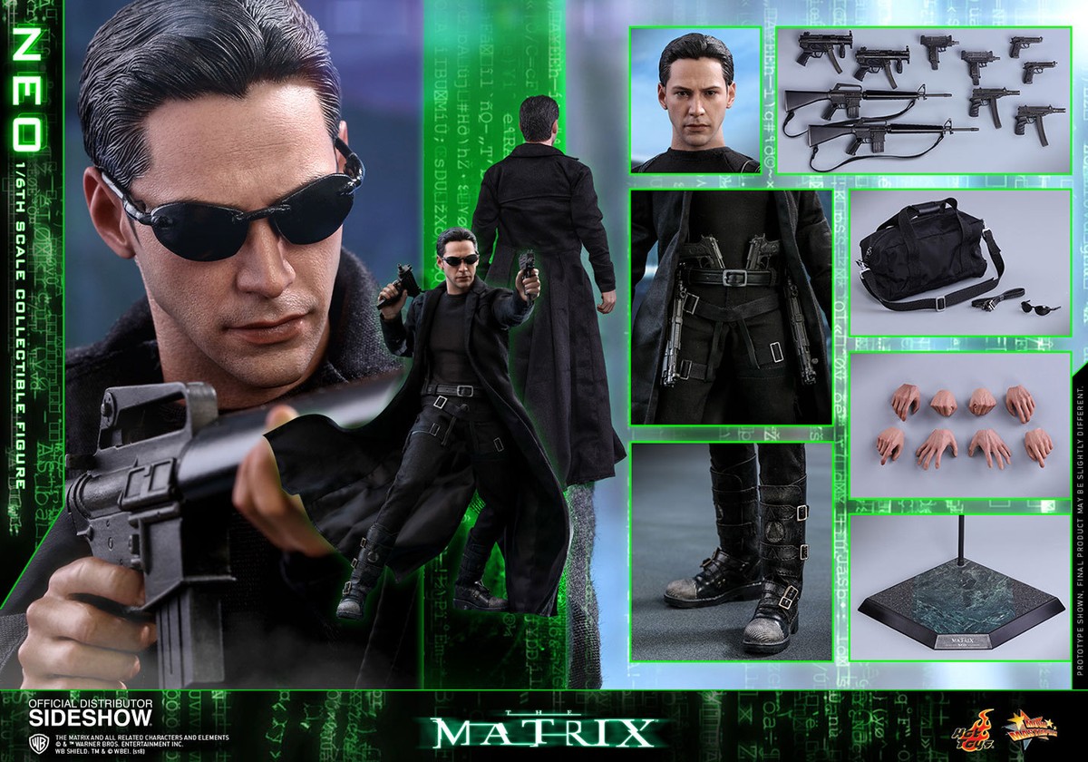 Hot Toys MMS466 The Matrix Neo Collectibles 12 inch 1/6 figure NEW