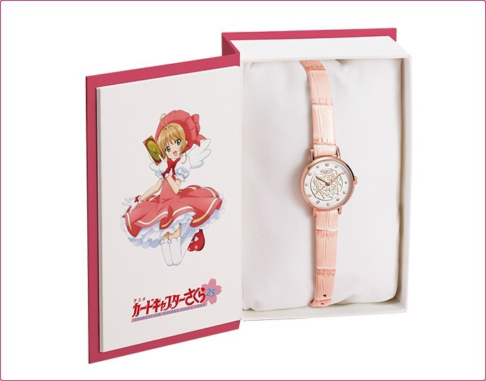 Clamp Cardcaptor Sakura Quartz Watch Pink Anime 25th Anniversary
