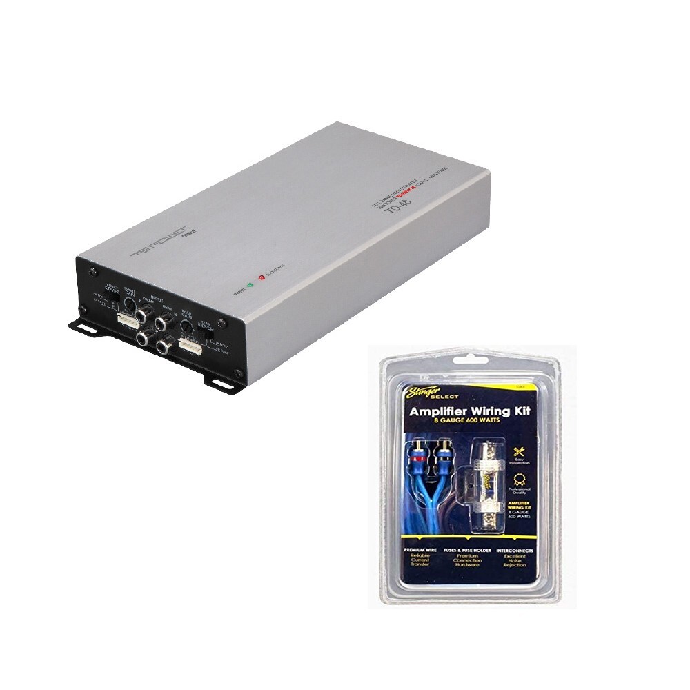 NESA TD48 2000W 4-CHFull Range Class D Car Speaker Audio Compact