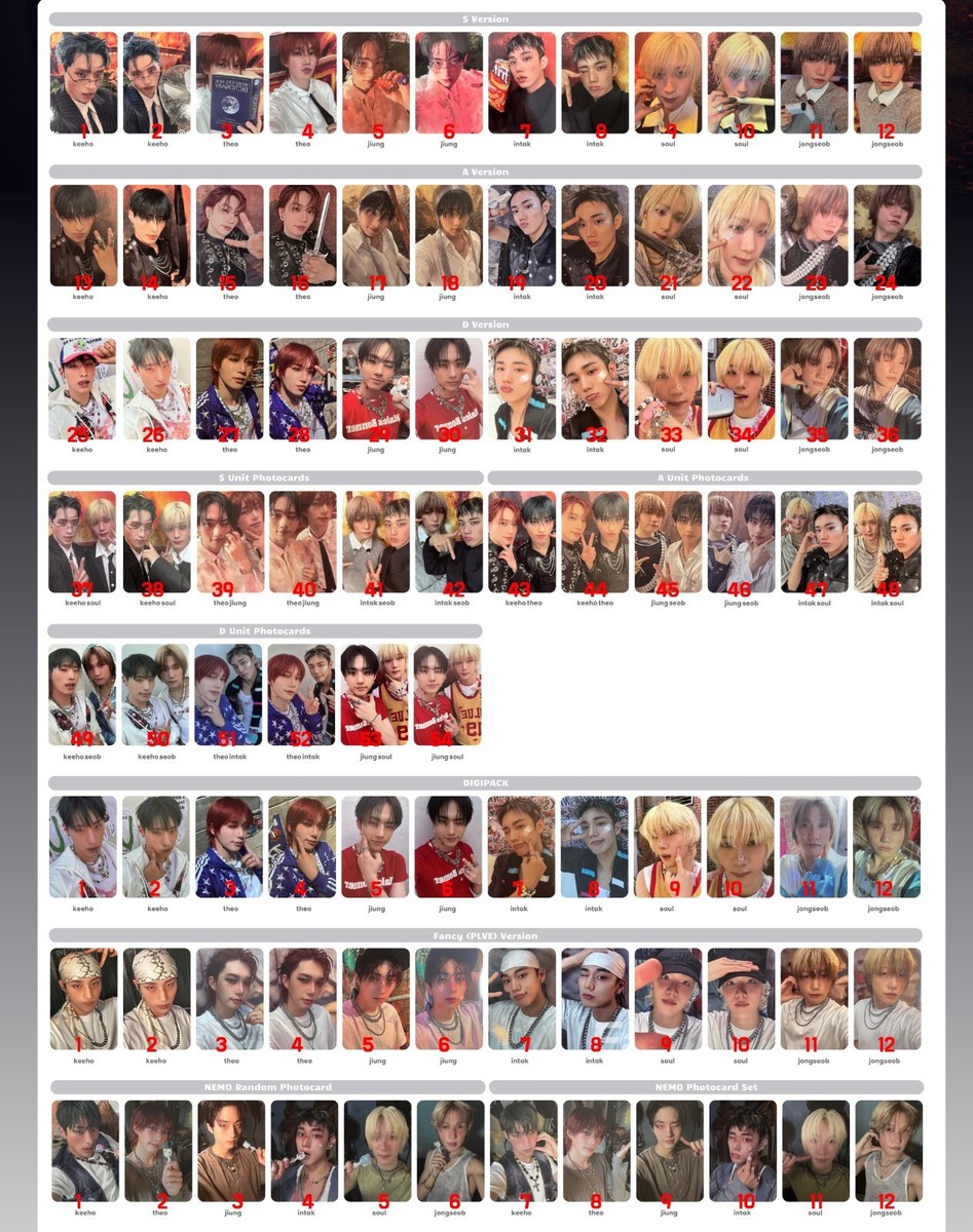 P1Harmony - [Sad Song] Album /DigiPack/Fancy/nemo Original