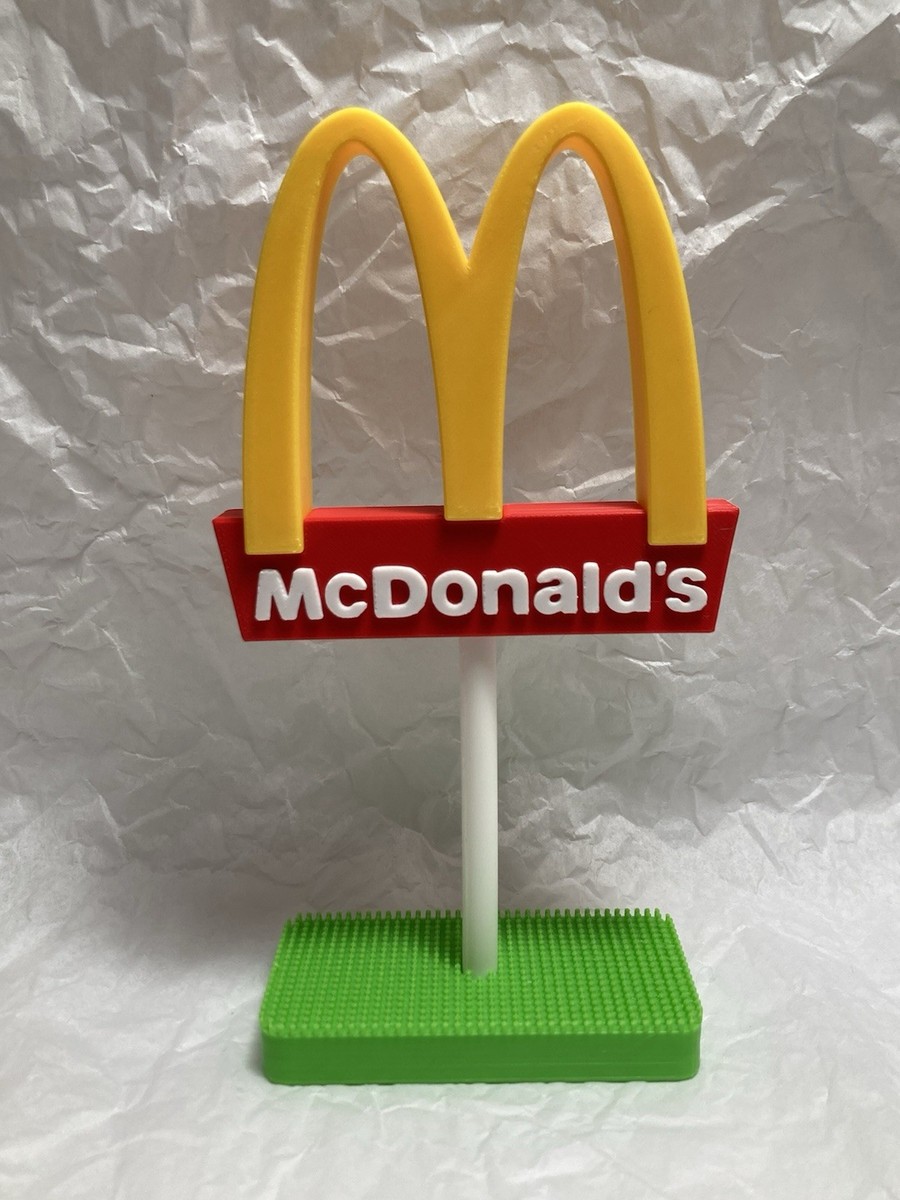 3D Printed: McDonald's Sign Advertising Golden Arches Logo | eBay