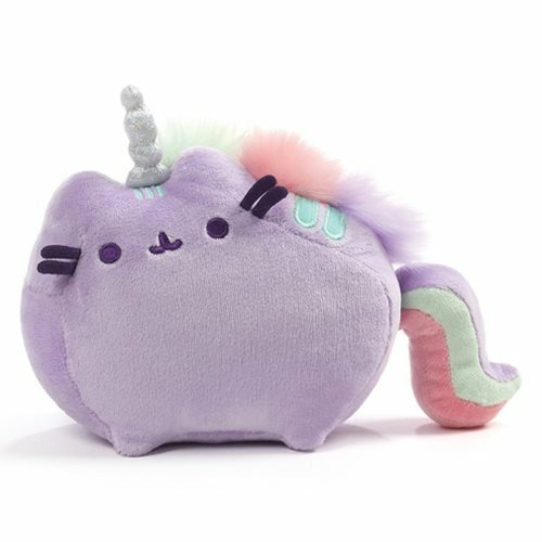 Gund NEW Pusheen PURPLE SOUND PUSHEENICORN 7.5-Inch Plush Cat