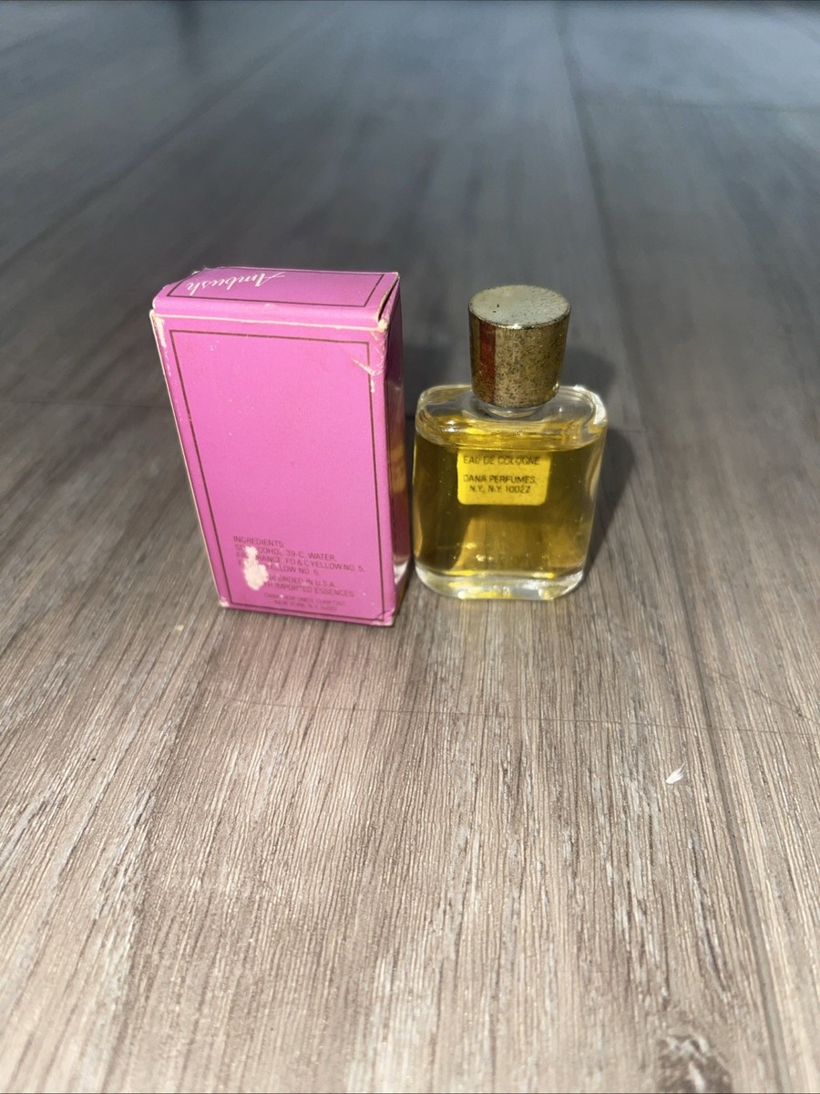 Vintage Ambush Perfume Eau de Cologne Mini Bottle Box by Dana
