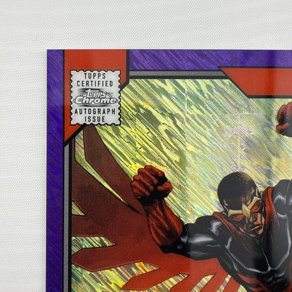 2025 Topps Marvel Chrome Artist Auto – Cassara Purple Refractor