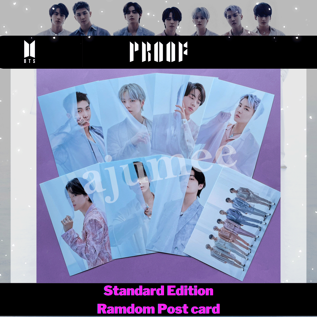 BTS Proof Post card Anthology Album Standard Edition Official